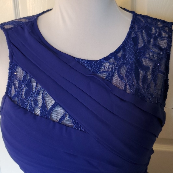Royal Blue Party Dress by Deb - Size 5 - Picture 5 of 15